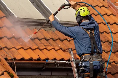 Démoussage et hydrofuge de toiture à Laleu